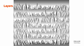 Drawing hair in layers