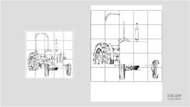 The three basic options when sizing up or down, and an exact-size copy.