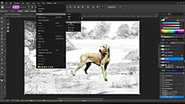 Demonstration of computer composing...